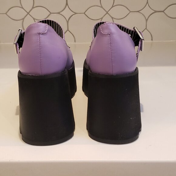 Trickz N Treatz Smile Like You Mean It Mary Jane Platforms Size 8 - Picture 8 of 12